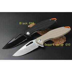 CNC G10 Handle 5CR13 Blade Outdoor Camping Tactical Survival Folding Pocket Knife UD405527